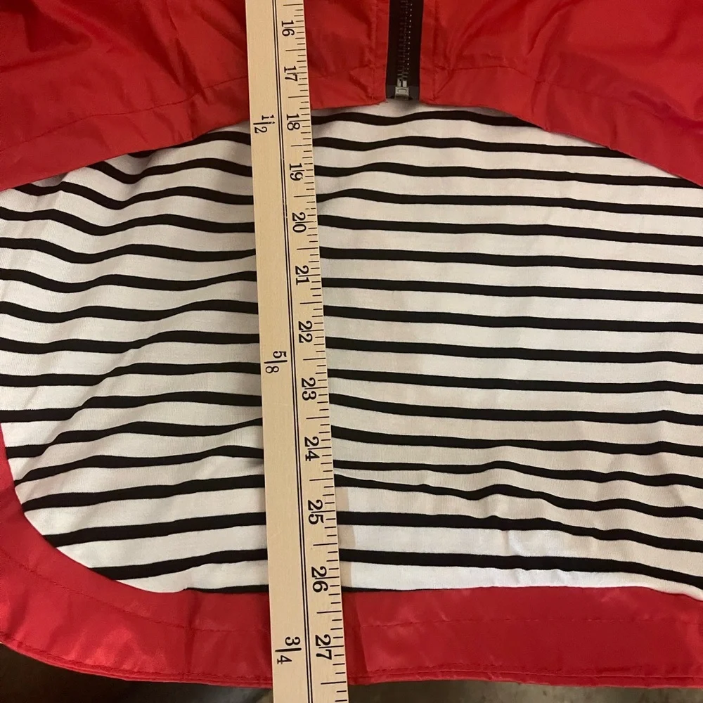 XXL dog red rain coat‎